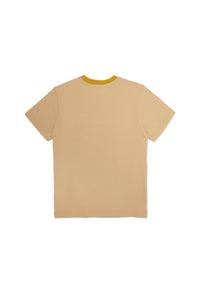 Beige jersey t-shirt with Venice Beach print and logo