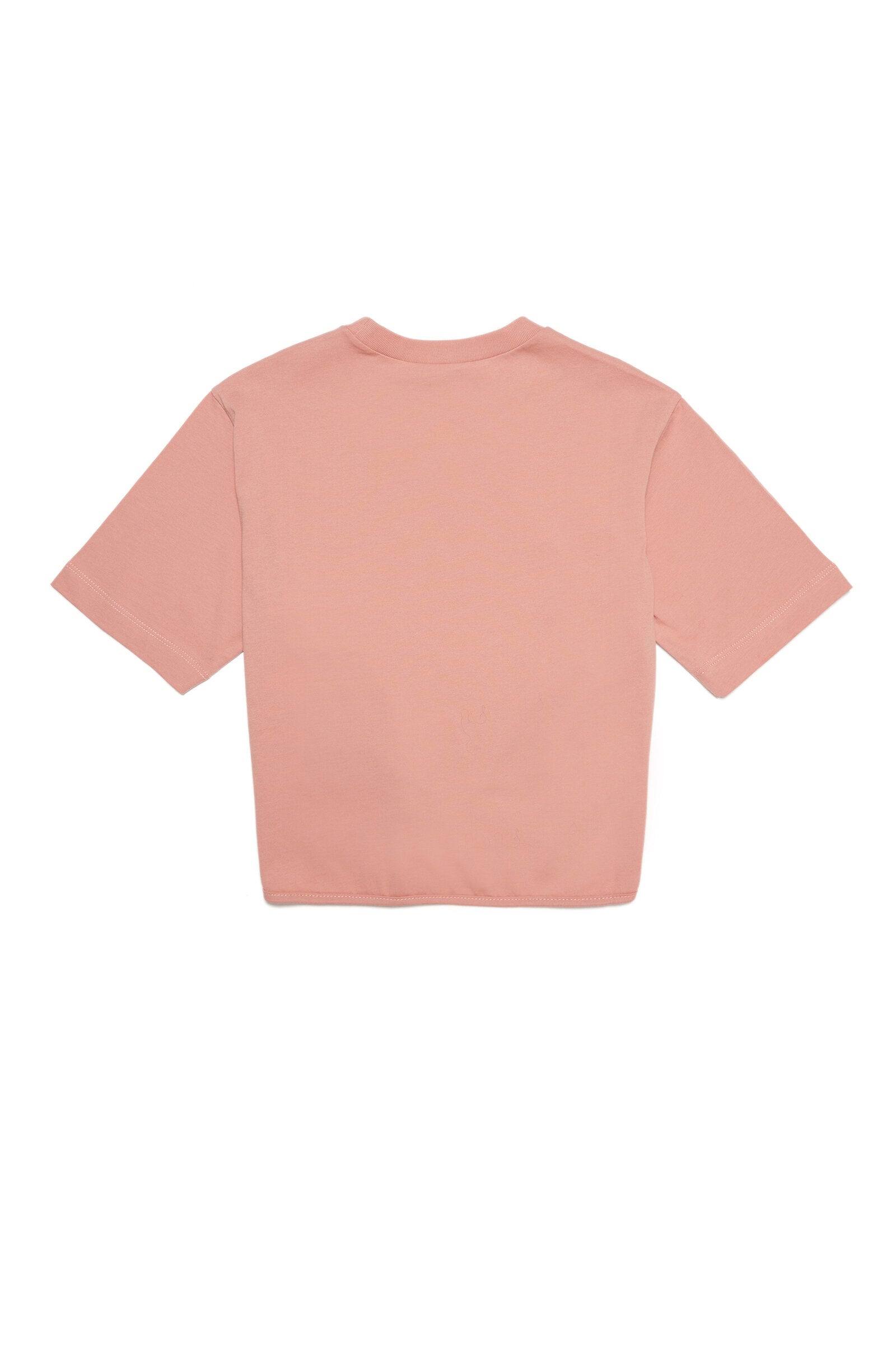 Antique pink jersey t-shirt with knotting and Stadium logo