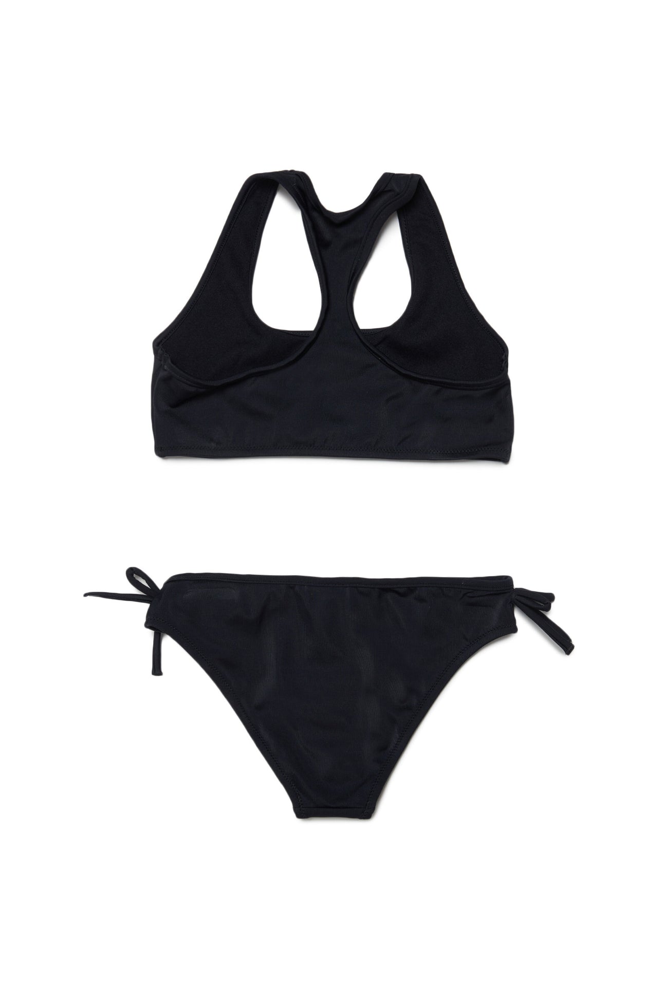 Black lycra bikini swimming costume with logo Black lycra bikini swimming costume with logo
