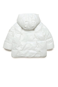 Oversize hooded padded jacket