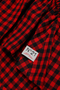 Vichy check flannel shirt