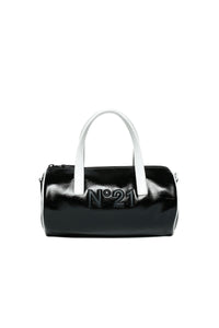 Imitation leather bag with thick logo