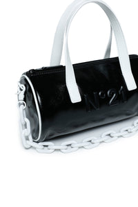 Imitation leather bag with thick logo