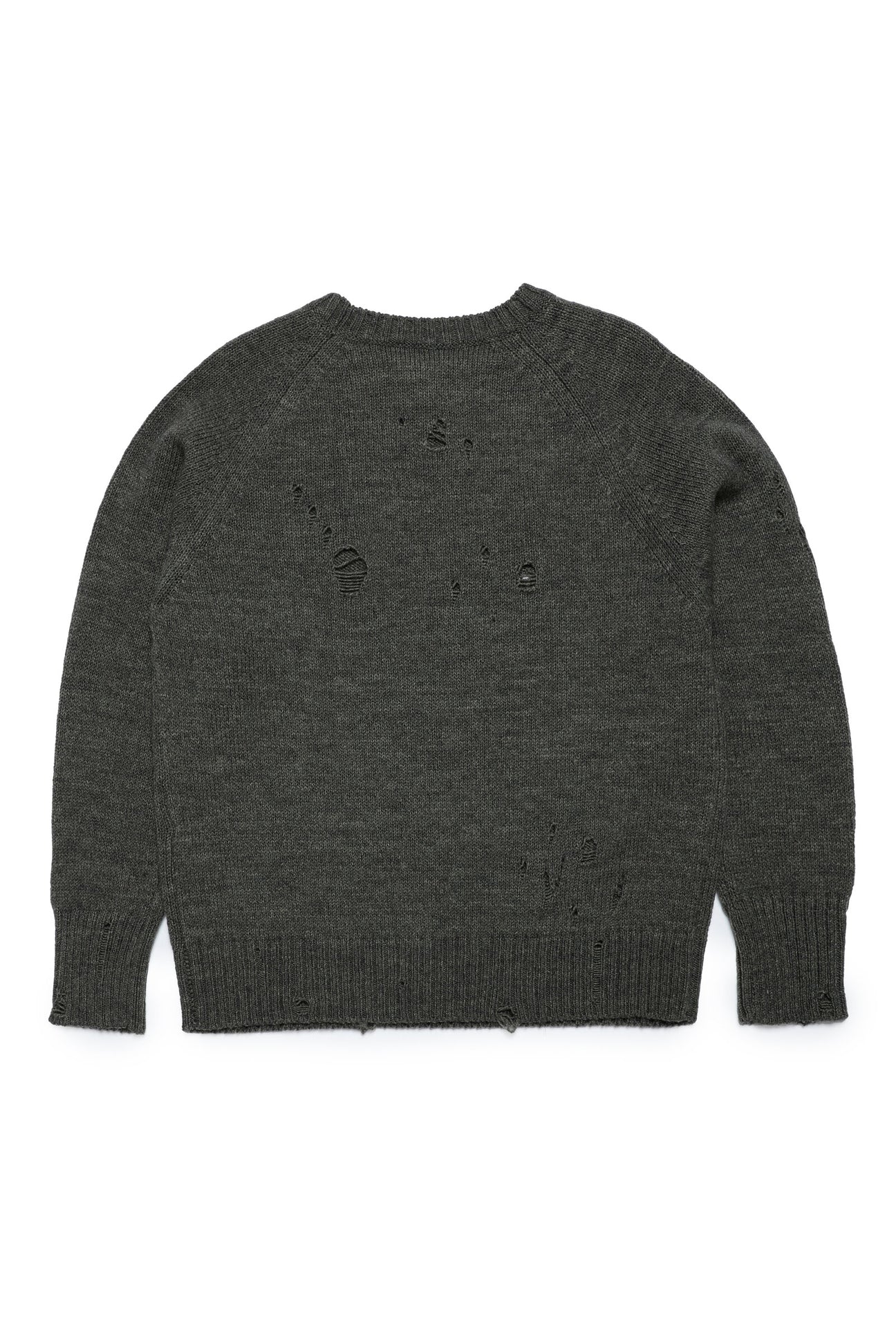 Vintage-effect wool-blend crew-neck sweater Vintage-effect wool-blend crew-neck sweater