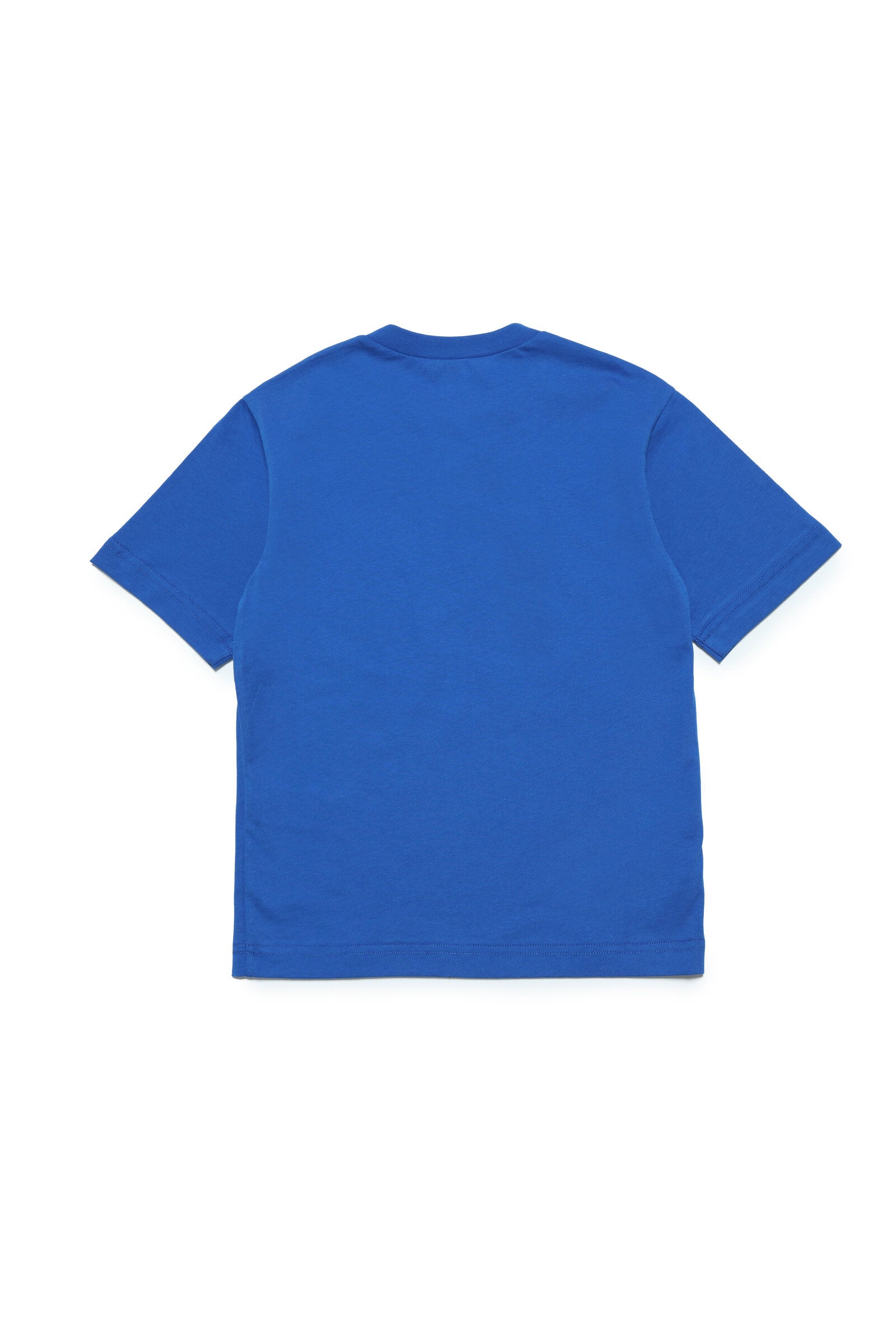 Crew-neck jersey T-shirt with off-road print