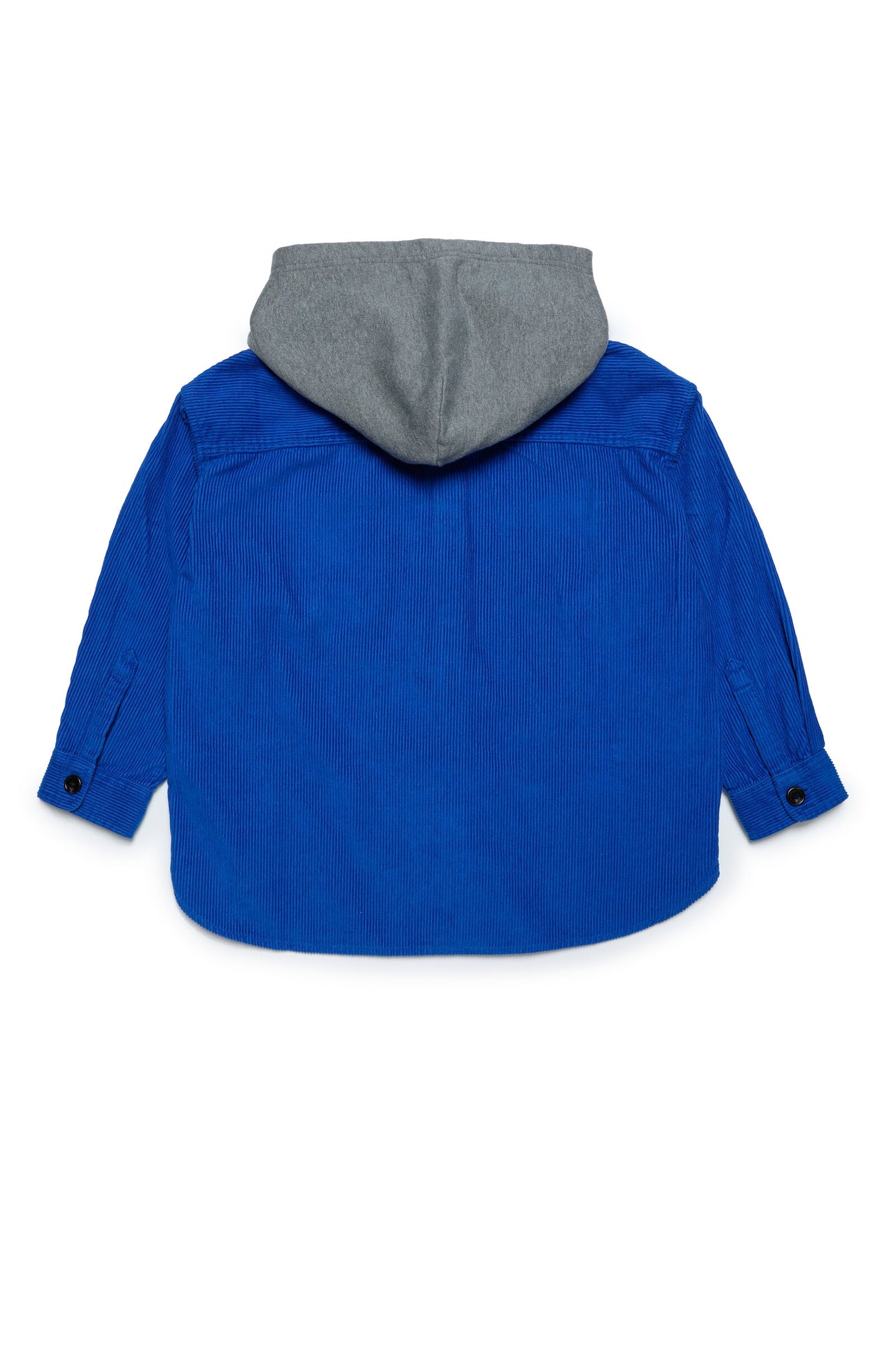 Velvet overshirt with cotton hood Velvet overshirt with cotton hood