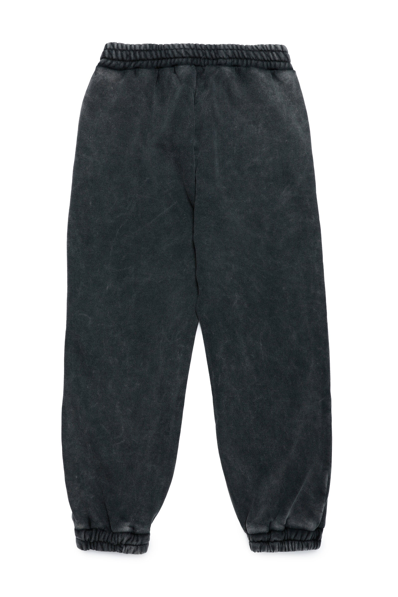 Jogger pants in fleece with marbled effect